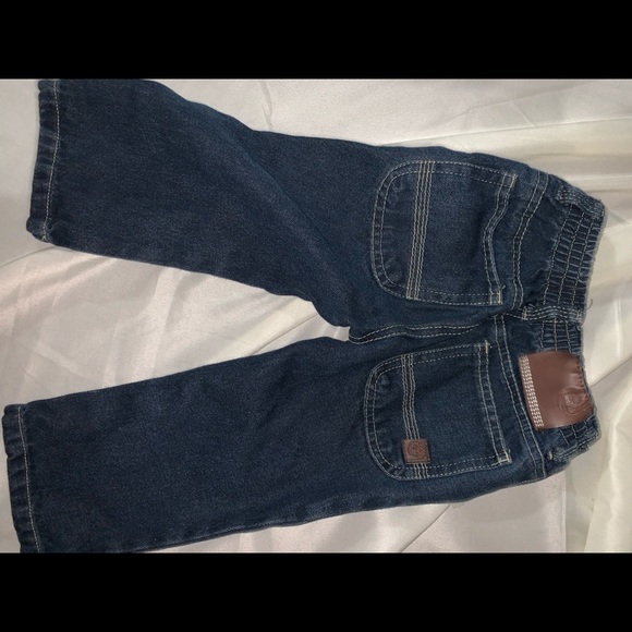 Timberland Brand Boys Jeans Denim Medium Wash Adjustable Waist 100% Cotton 18M - Picture 3 of 4